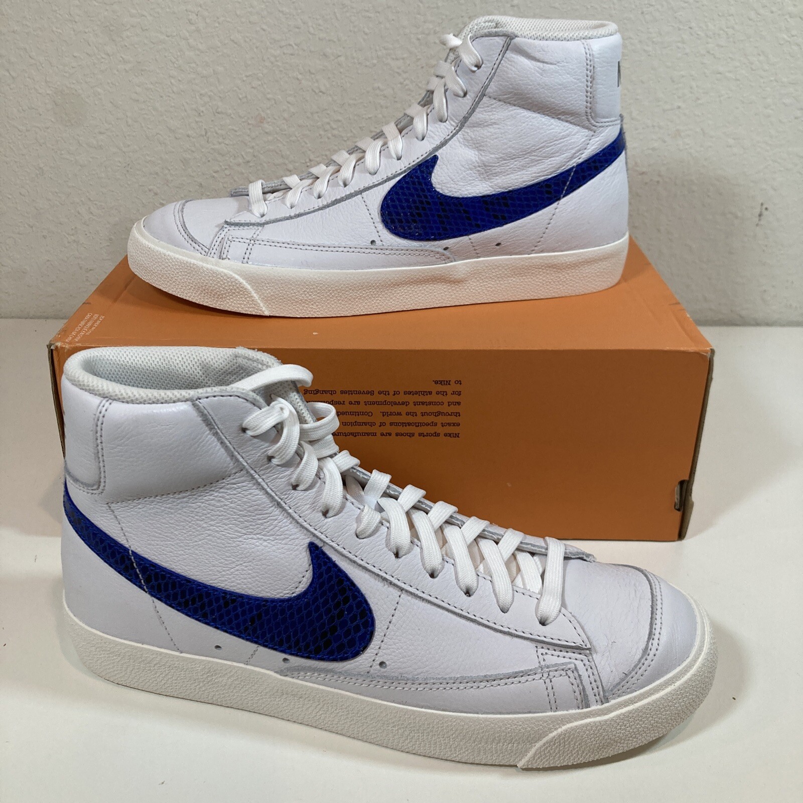 nike blazer blue red