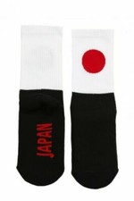 Japan Socks Pair Japanese Flag Size: UK 2.5-6-5 with tags