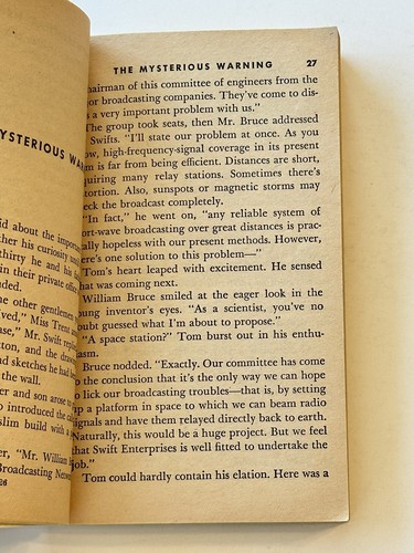 Tom Swift And His Sky Wheel - By Victor Appleton II - Paperback Book - Picture 7 of 9