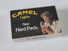 Vintage " CAMEL-Lights,Hard Pack " 1980   Unused Matchbox  Made in USA