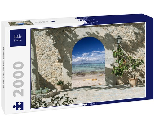 Lais Puzzle 'Tropischer Strand' – 1000 Teile, Hochwertig Gestanzt, Mit Motiv-Schachtel