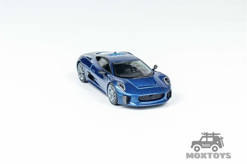 MINI GT 1:64 Jaguar C-X75 Blue Diecast Model Car - Picture 2 of 4