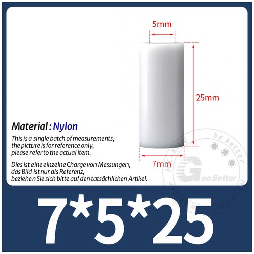 White Nylon Standoff Plastic Spacers Washers M3 | M4 | M5 | M6 | M8 | M10 | M12 - Picture 122 of 234
