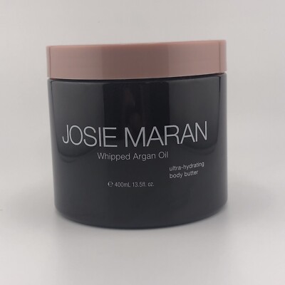 Josie Maran Whipped Argan Oil Body Butter Peppermint Bark 13.5 oz New+Sealed