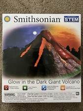 Smithsonian Glow in the Dark Giant Volcano NEW