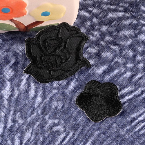10Stk Stickereispatch Floral Gestickter Aufnäher Stoffapplikationen DIY-Patches - Bild 10 von 10