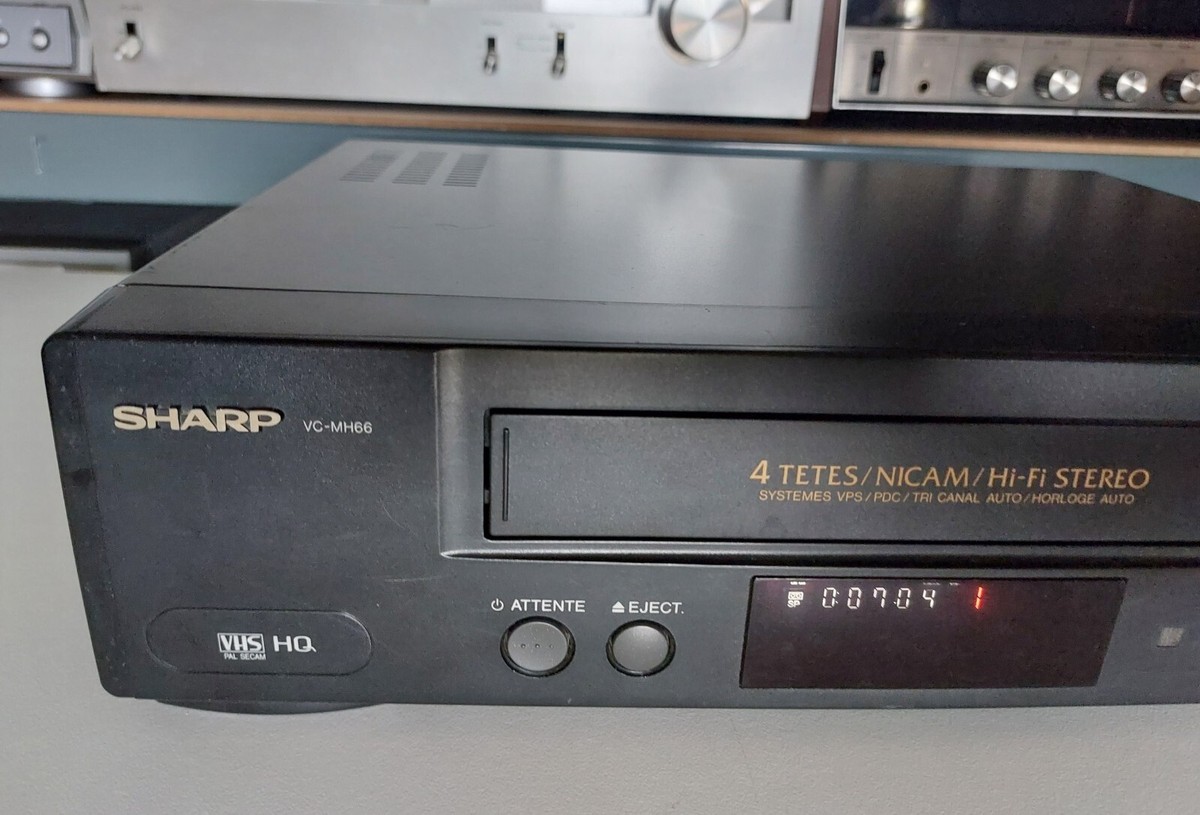Magnétoscope Sharp VC-FM15FPM - VHS Avec Télécommande - Bon état Fonctionnel