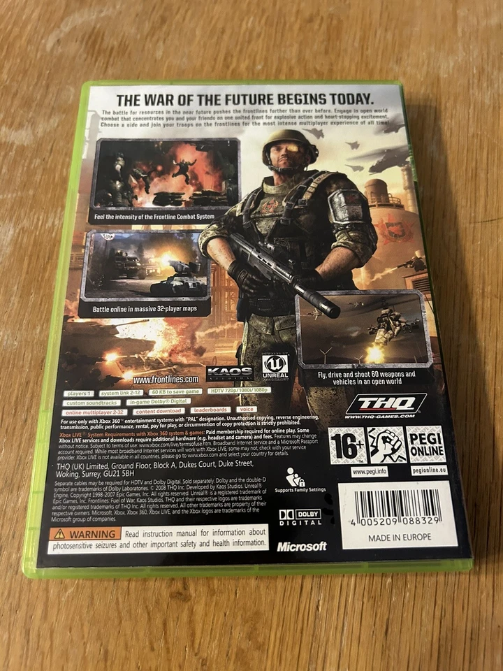 Frontlines: Fuel of War (Microsoft Xbox 360, 2008) - PAL - Image 2 of 3