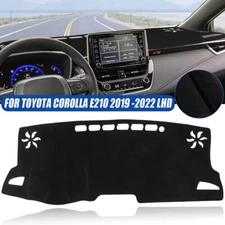 For Toyota Corolla 2019-2022 Black Dashboard Dash Mat Cover Sun Cover Panel Pad