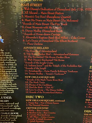 50th Anniversary MUSICAL HISTORY OF DISNEYLAND 6CDs Rare Ltd