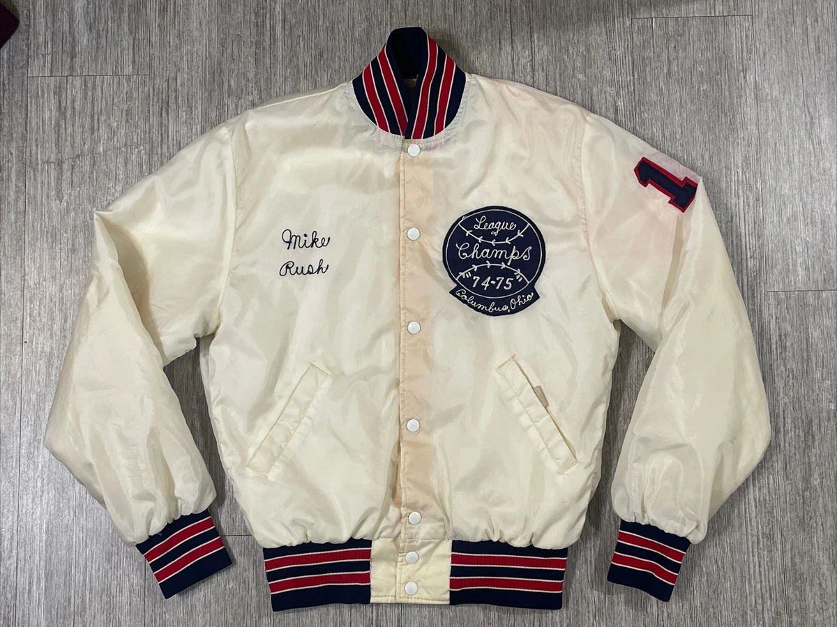 Vintage 70s Gem Sportswear Worthington Steel Columbus Ohio Baseball Jacket Sz M