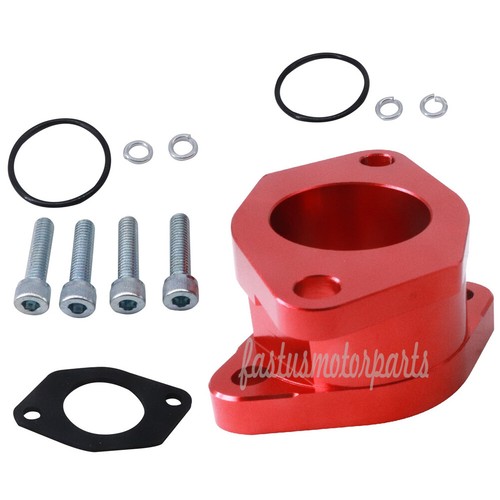 Red Carburetor Intake Manifold Boot for Yamaha Warrior 350 YFM350X - Afbeelding 4 van 8