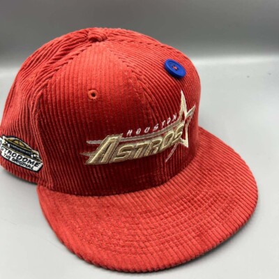 帽子 AH MURDERZ RED SPIDER HOUSTON ASTROS cap Houston Astros Hat Men 7 3/8 Red Gray Corduroy 59Fifty New