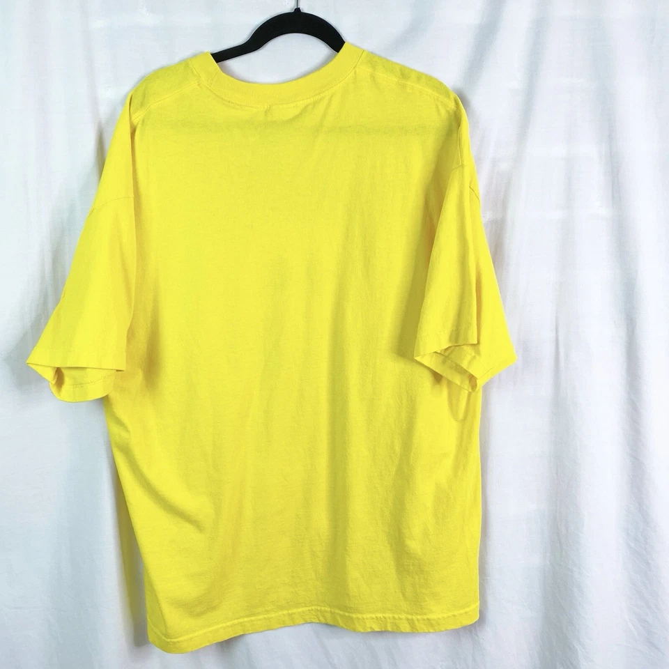 Camiseta M&M's Candy Vintage Y2K Amarela Masculina Anos 2000 Adulto 2XL XXL - Imagem 4 de 4