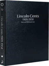 Lincoln Cents: 1909-1958 Date & Mintmark Set - Whitman Prestige™ Coin Album