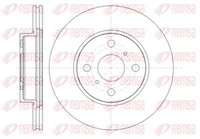 Remsa 2X Bremsscheibe Vorne Ø255Mm BelüFtet FüR Toyota IQ KGJ1_ NGJ1_ 1.0 1.33