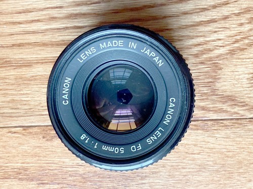 Canon FD 50mm f/1.8 Manual Focus Objektiv Top Canon FD Mount mit Rückdeckel