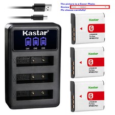 Kastar Battery Triple Charger for Sony NP-BG1 NP-FG1 Sony Cyber-shot DSC-W220
