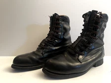 Chippewa 9" Steel Toe Ruttman Zipper Station Boots Motorcycle Mens 8.5 EE Nice!