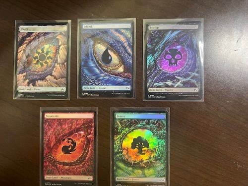 Tarkir, Dragonstorm, set of 5 Dragon Eye Lands | All Foil - Picture 2 of 19