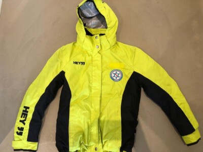 giacca da sci giallo fluo