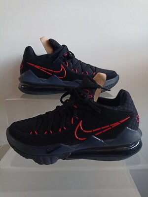 Nike Lebron XVII 17 LOW ,,Bred'' Größe UK 6,5 EUR 40,5 (CD5007 001)