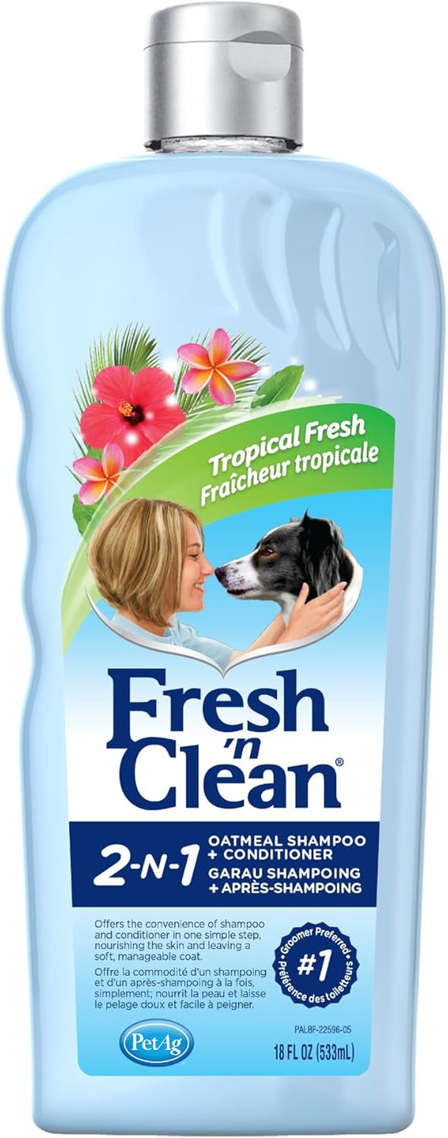 Pet-Ag Fresh &rsquo;N Clean 2-N-1 Oatmeal Conditioning Shampoo, 