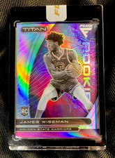 James Wiseman RC 2021 Panini Flux Encased SILVER PRIZM TITAN SP Uncirculated