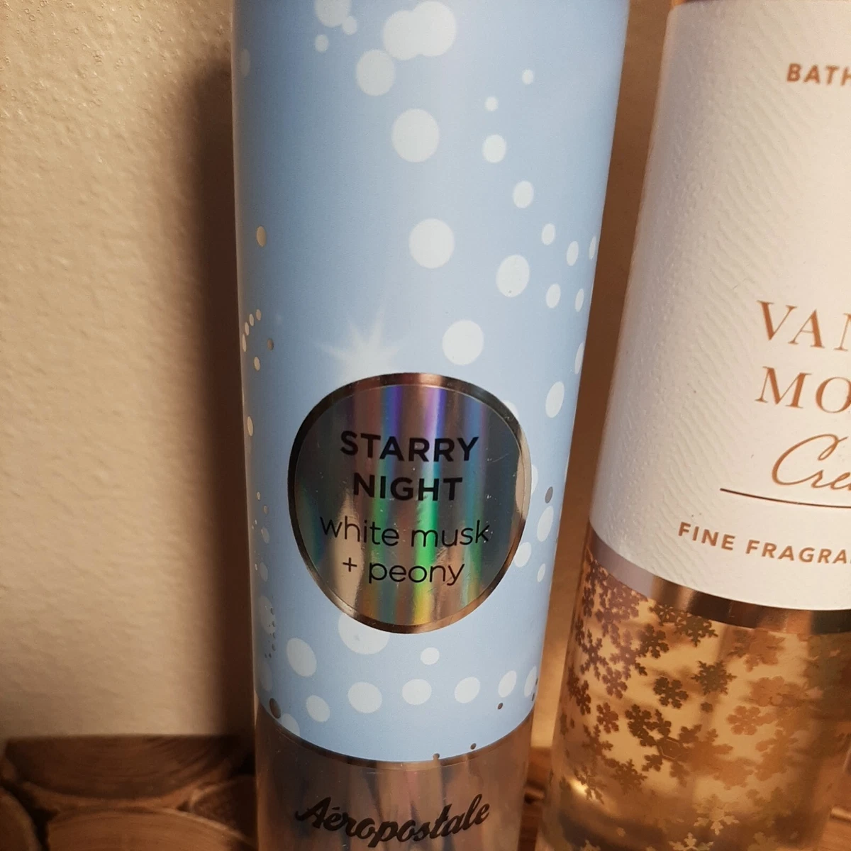 2 Bath Body Vanilla Mocha Aeropostale Starry Night White Musk