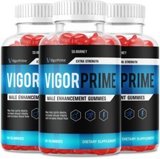 (3 Pack) Vigor Prime Gummies for Men – VigorPrime Male Gummy All-Natural ...