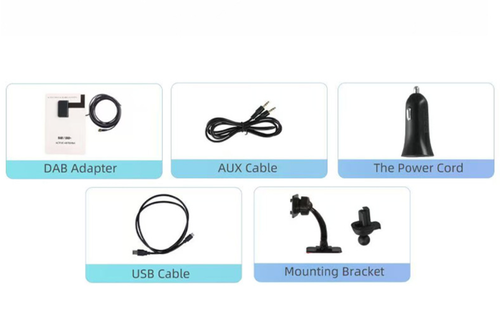 DAB/DAB+ Auto Radio Digital Empfänger Adapter Bluetooth FM Transmitter Ladegerät - Bild 7 von 7