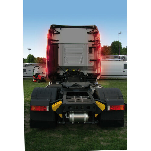 Light Encumbrance Cabin 6 LED Red 24V 6X5000 Mcd 100X12 98487 Truck - Picture 3 of 5