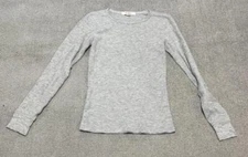 Active Basic Women's Gray Long Sleeve Shirt Size S