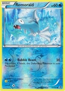 Remoraid 18/101 B&W Plasma Blast REVERSE HOLO PERFECT MINT! Pokemon