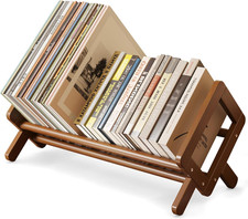 Premium Desktop Bookshelf, Bamboo Desk Bookshelf, Retro Brown Book Rack Shelf...