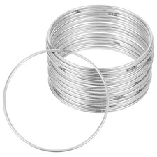 30 Pcs Dream Catcher Metal Crafting Metal Circles Woven Craft