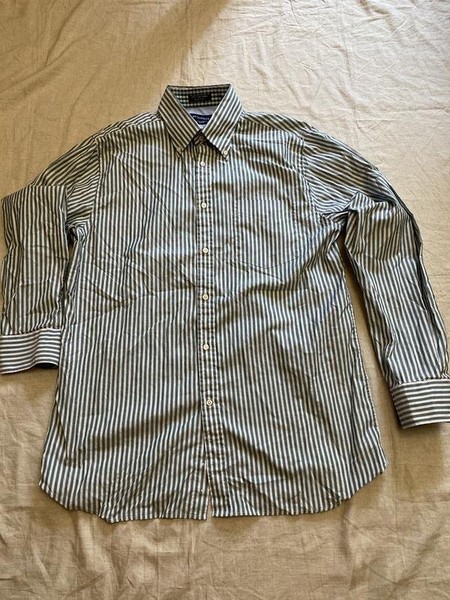Men Hackett Shirt Green Cotton 40 /L / 48