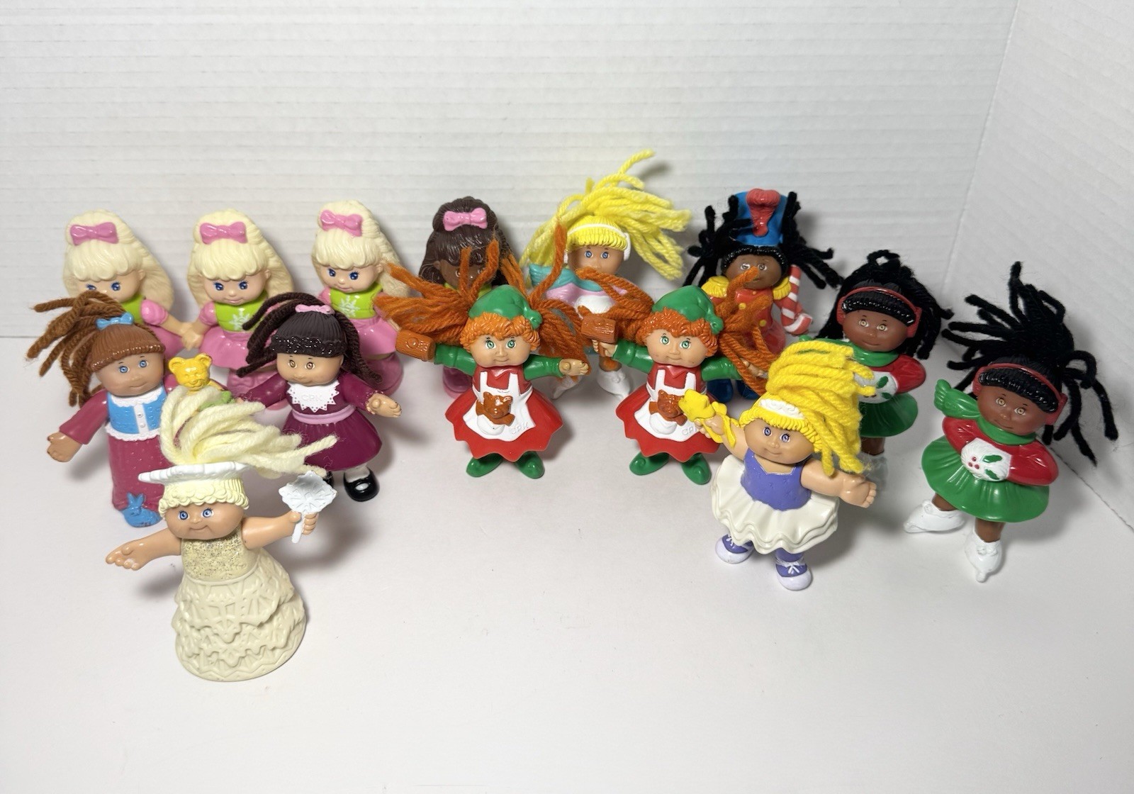 1990s McDonald's Happy Meal Cabbage Patch Kids 14-Piece Figure Lot