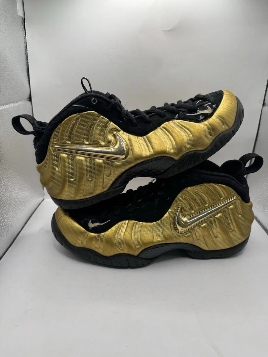 Preços baixos em Nike Air Foamposite Pro Black Metallic Gold | eBay