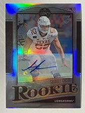 Samuel Cosmi 2021 Panini Legacy Rookie Auto Silver Commanders Texas Longhorns