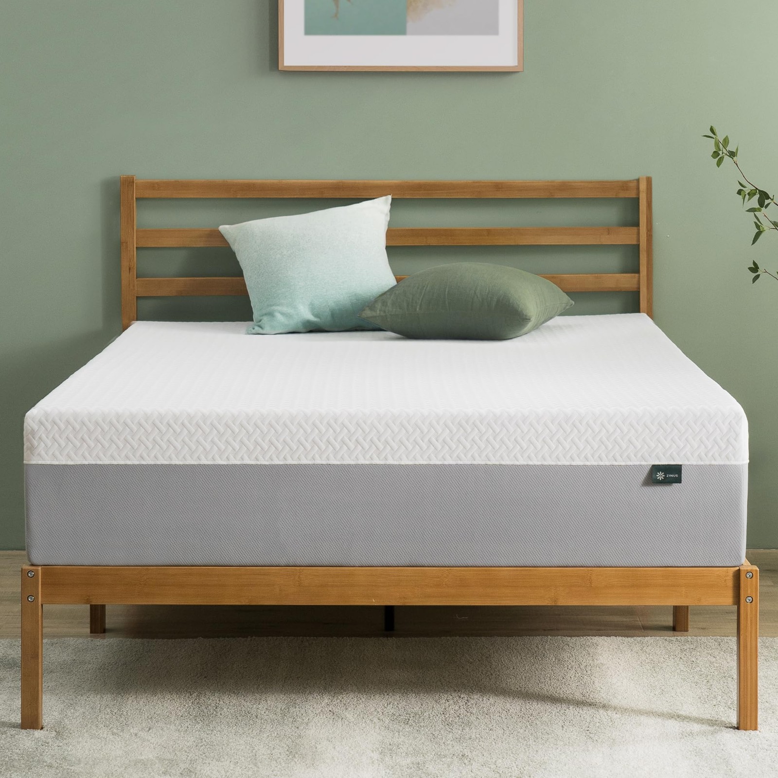 Memory Foam Mattress Queen Zu-mfma1rzi-12q