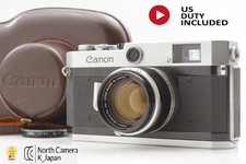 All Works  N MINT w/ Case  Canon P Film Camera  50mm f1.8 L39 From JAPAN