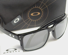 NEW Oakley HOLBROOK XL BLACK polished PRIZM Black Iridium Sunglass OO9417-16