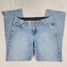 Wrangler Jeans Womens 11/12x32 Light Wash Cash No Gap Waistband Bootcut Denim