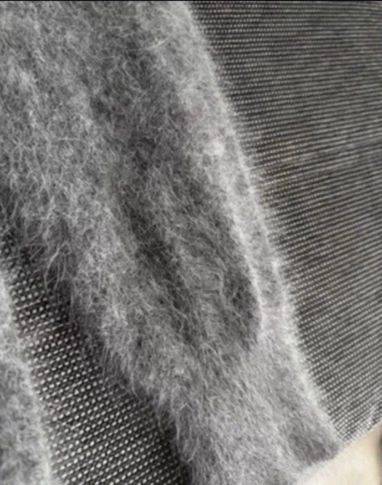 Neue Dunkelgrau Pullover angora 80% langhaarig, Damen/Herren tragen! - Bild 4 von 4