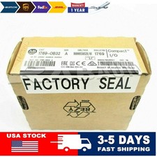 New Factory Sealed AB 1769-OB32 CompactLogix 32 Pt 24VDC D/O Module US Free Tax