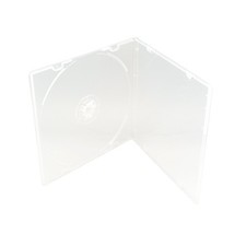 Maxtek 5.2mm Durable CD Case, Slim Single Clear PP Poly Plastic Cases, 50 Pack.