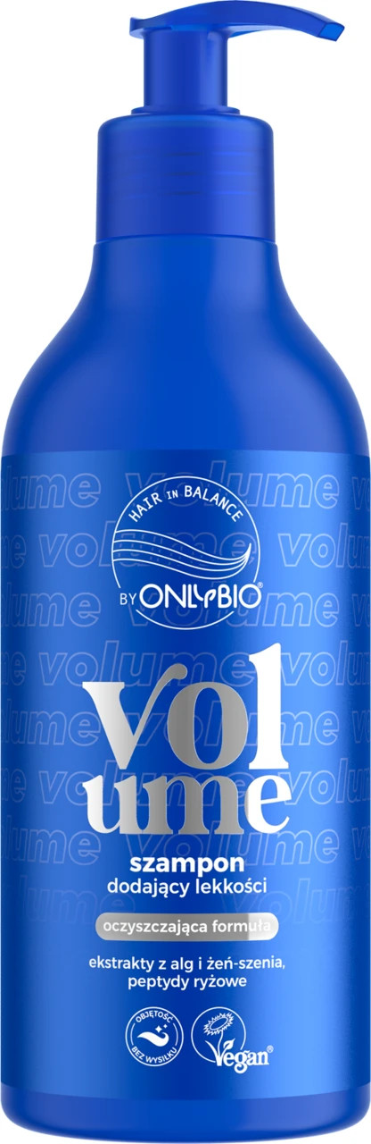 OnlyBio Volume Shampoo Cleansing Formula Vegan 400ml