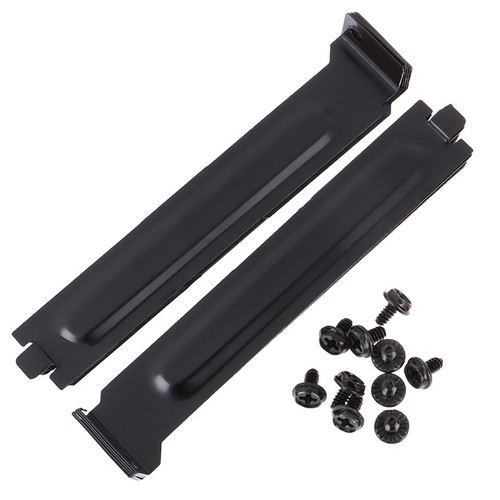 10 x Black PCI Chassis Slot Covers Bracket with Screws Blanking Pl.zhJ_bf Nm - Afbeelding 11 van 12