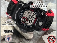 Casio G-Shock Rangeman GW-9400 Series Adjustable Paracord Survival Band Colors